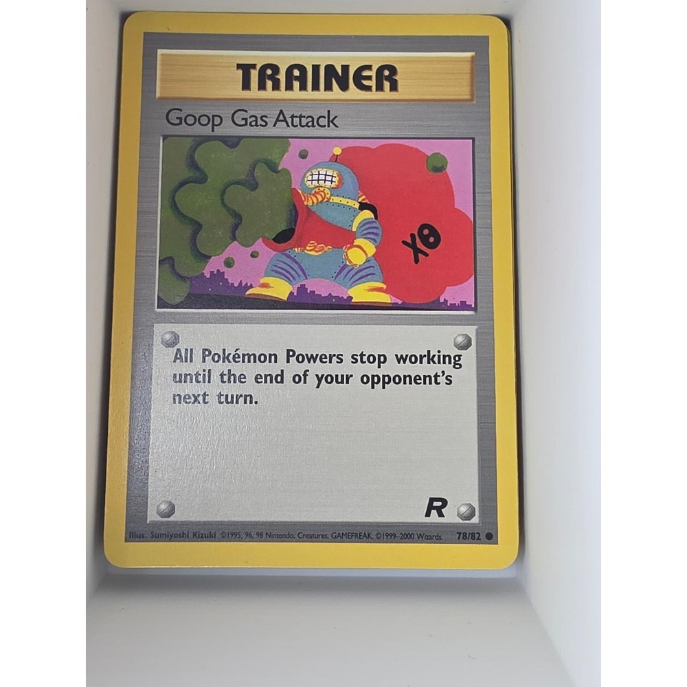 Goop Gas Attack 78/82 Common Team Rocket Pokemon Unlimited Near Mint